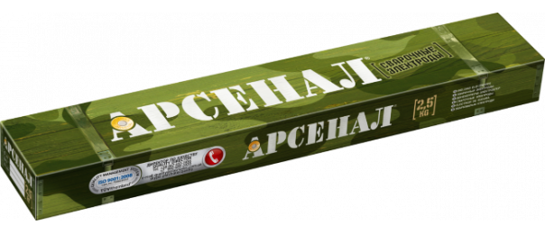 Электроды сварочные Арсенал МР-3, ф 3 мм (уп-2,5 кг) купить с доставкой в Лотошино